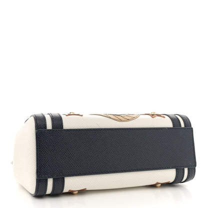 Dolce & Gabbana DOLCE GABBANA Dauphine Small Miss Sicily Anchor Satchel White Blue 4 of 13