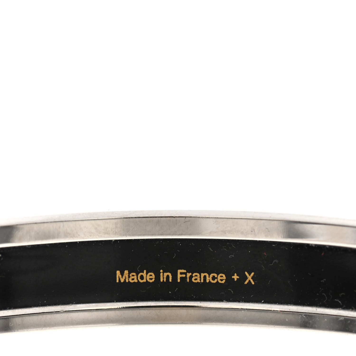 Hermes Enamel Printed Narrow Dans un Jardin Anglais Bracelet 65 Arts And Crafts 5 of 5