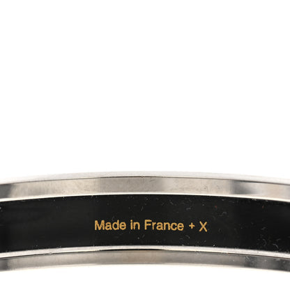 Hermes Enamel Printed Narrow Dans un Jardin Anglais Bracelet 65 Arts And Crafts 5 of 5
