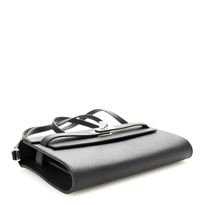Hermes Epsom Kelly Wallet To Go Black 3 of 9