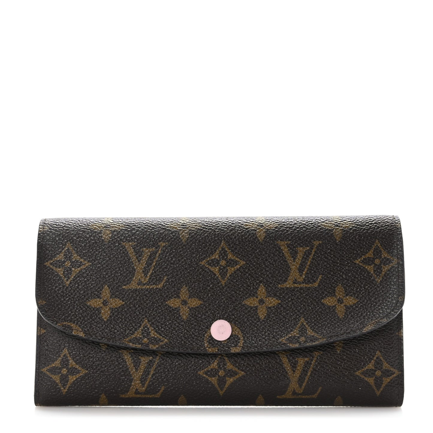 Monogram Emilie Wallet Rose Ballerine
