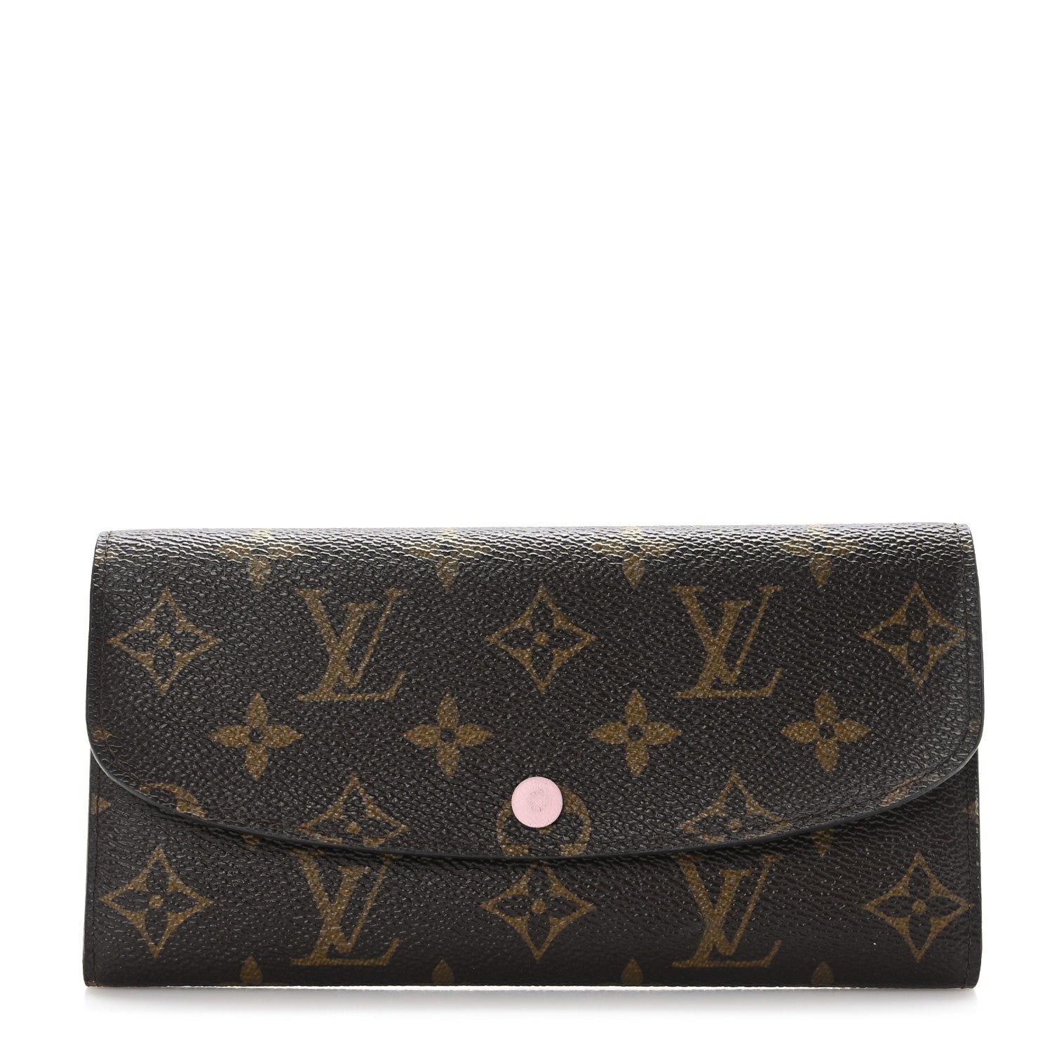 Louis Vuitton Monogram Emilie Wallet Rose Ballerine 1 of 7