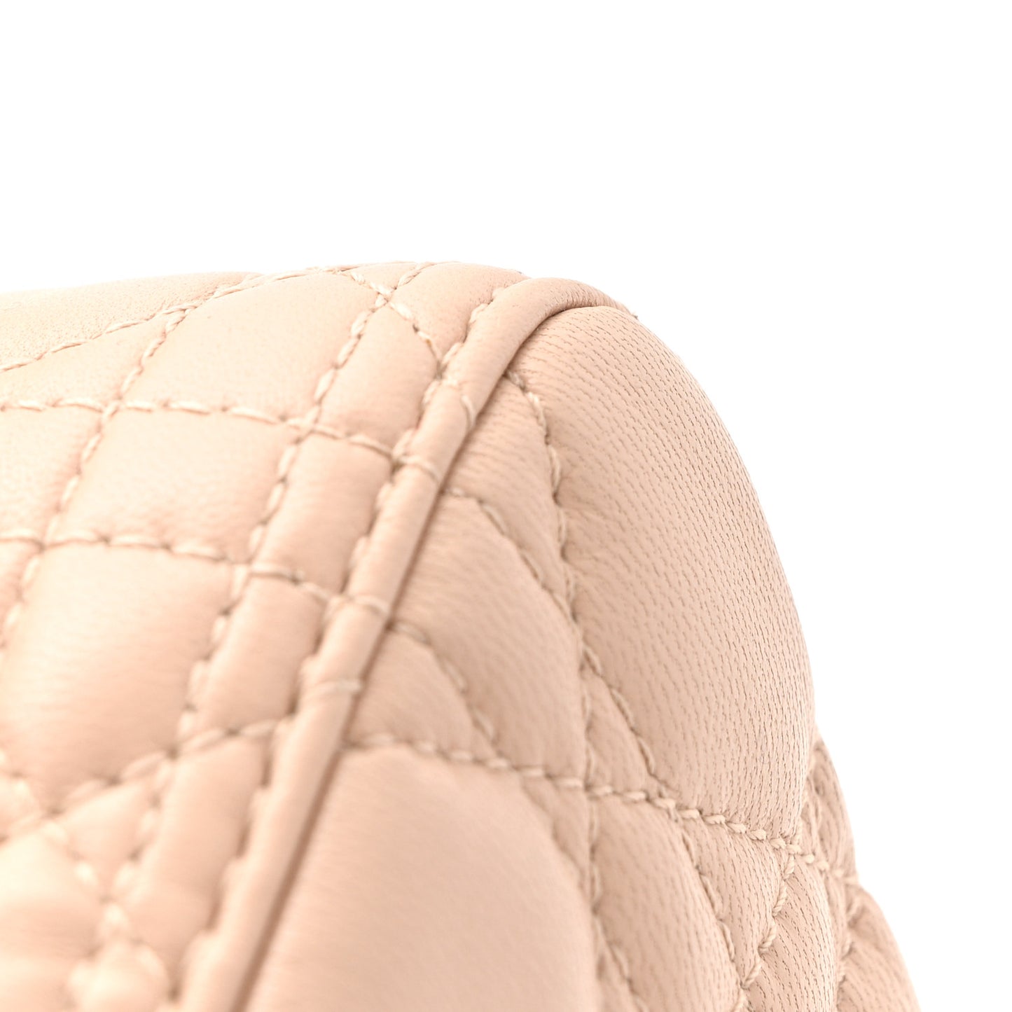 Lambskin Cannage Medium Lady Dior Light Pink