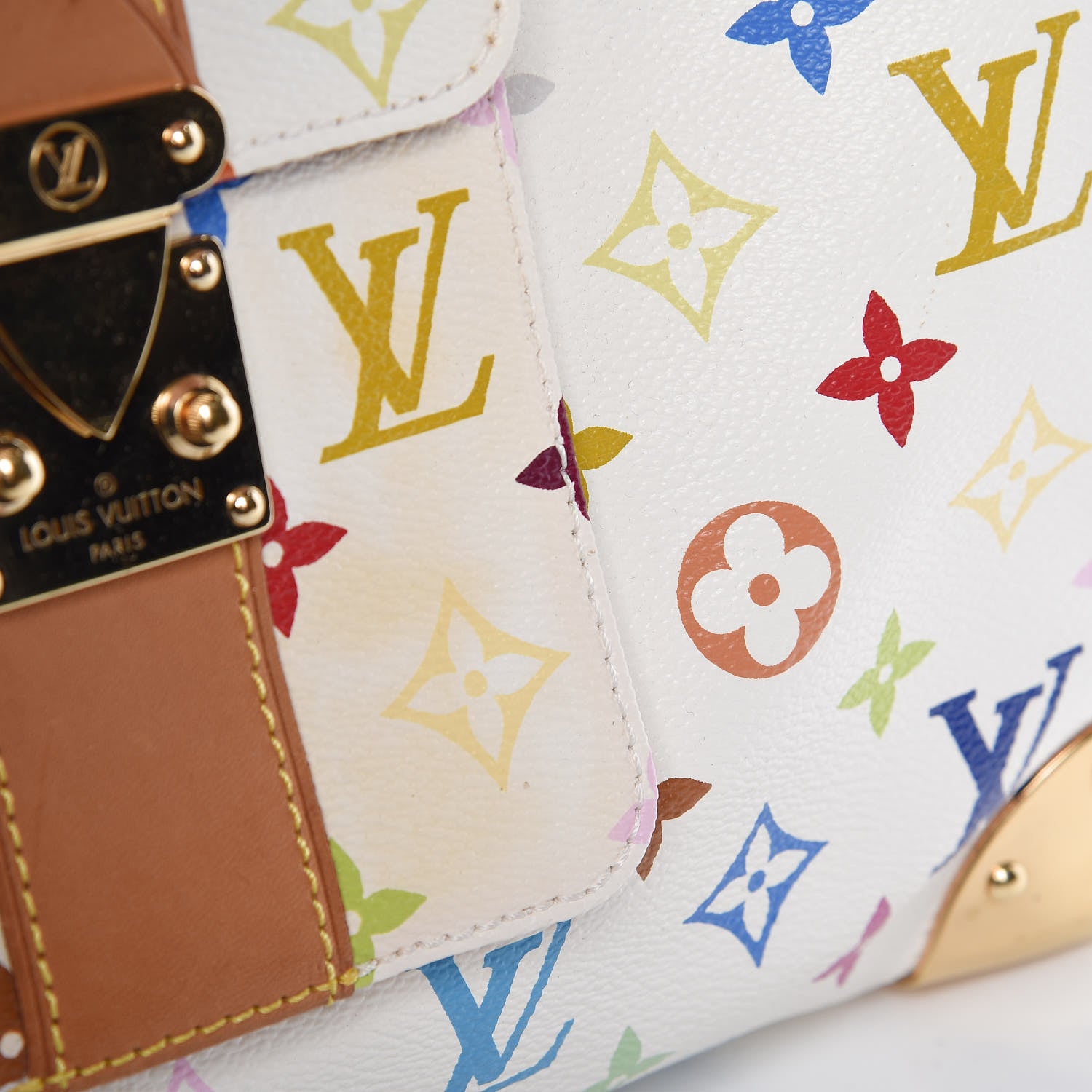 Louis Vuitton Monogram Multicolor Speedy 30 White 12 of 16