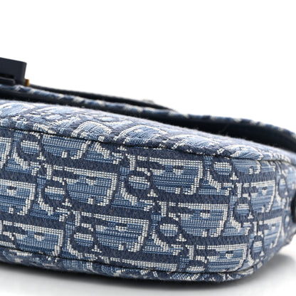 Christian Dior Oblique Saddle Messenger Pouch Blue 10 of 10