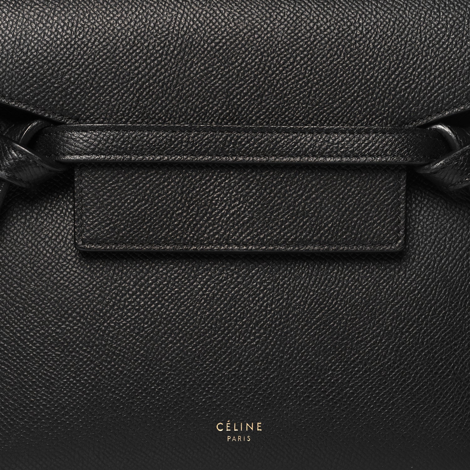 Celine Grained Calfskin Nano Belt Bag Black 8 of 11