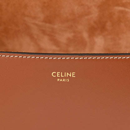 Celine Smooth Calfskin Cuir Triomphe Folco Crossbody Bag Tan 6 of 11