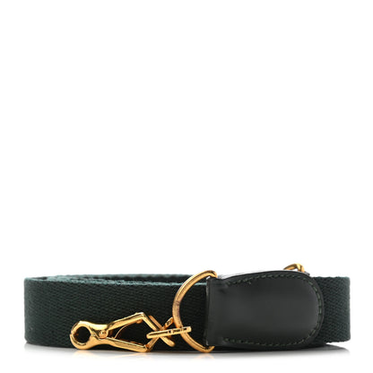 Hermes Toile Box Shoulder Strap Vert Fonce 1 of 5