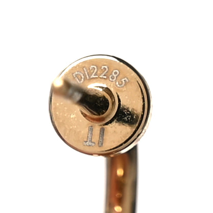 Louis Vuitton Brass Blooming Earrings Gold 4 of 5