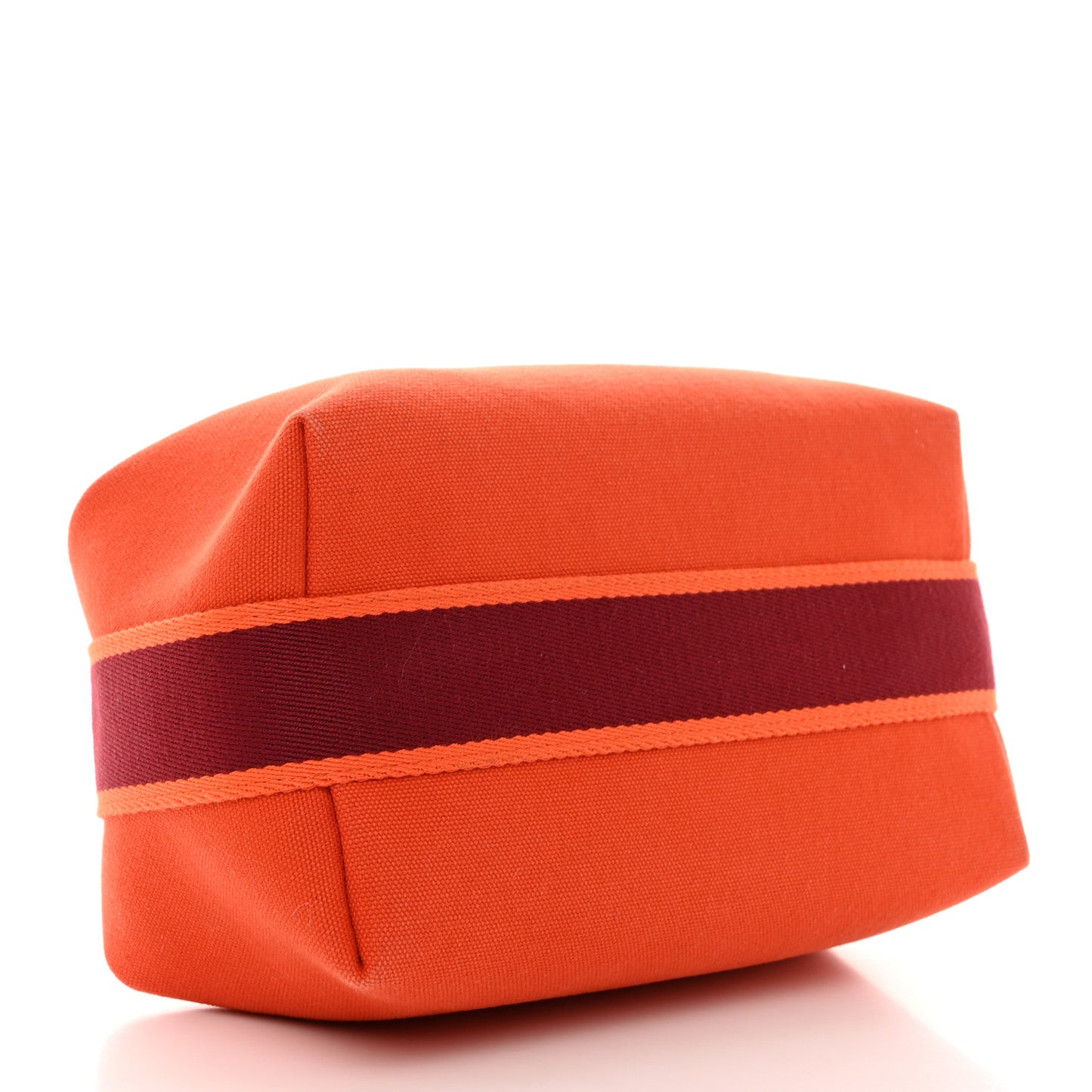 Canvas Small Bride-A-Brac Pouch Orange Burgundy