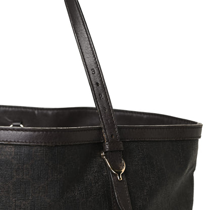 Gucci GG Supreme Monogram Medium Nice Tote Dark Brown 12 of 23