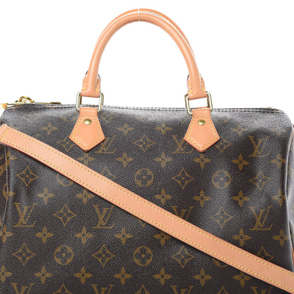 Louis Vuitton Monogram Speedy Bandouliere 30 9 of 14