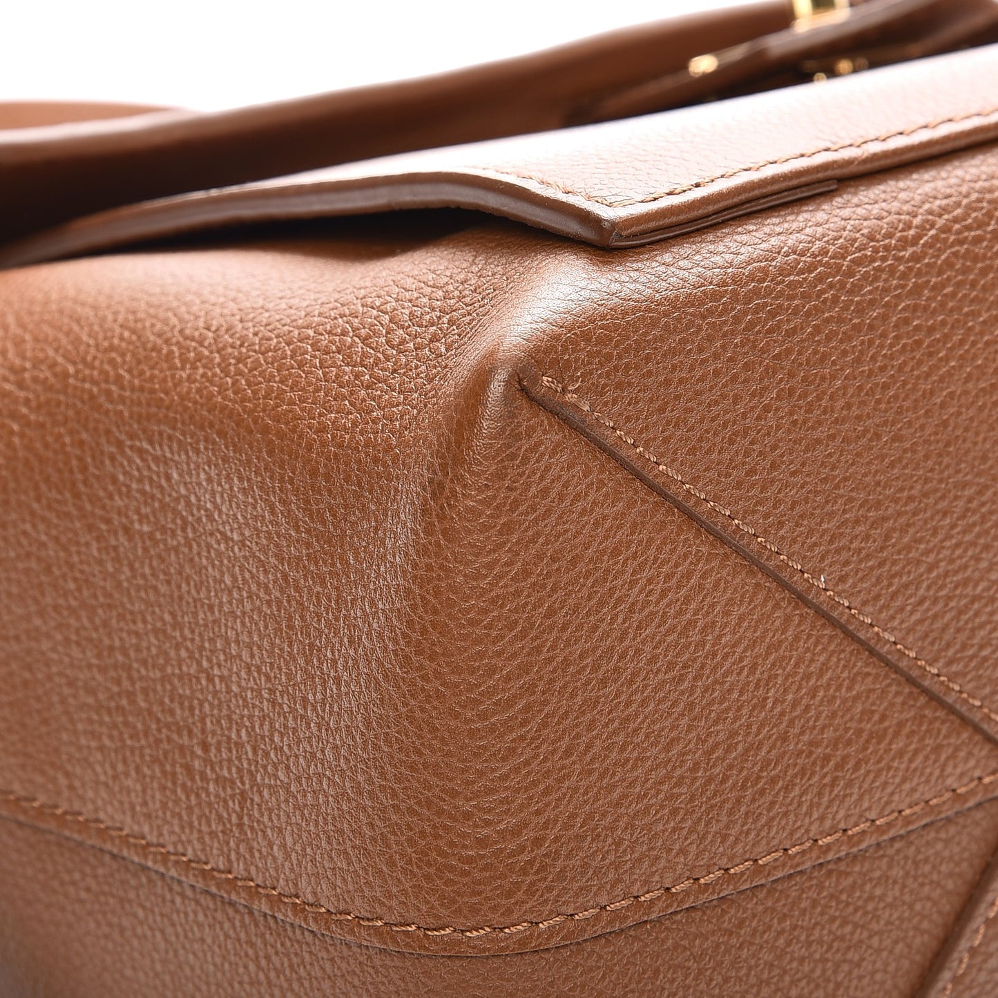 Calfskin Lockme PM Tan