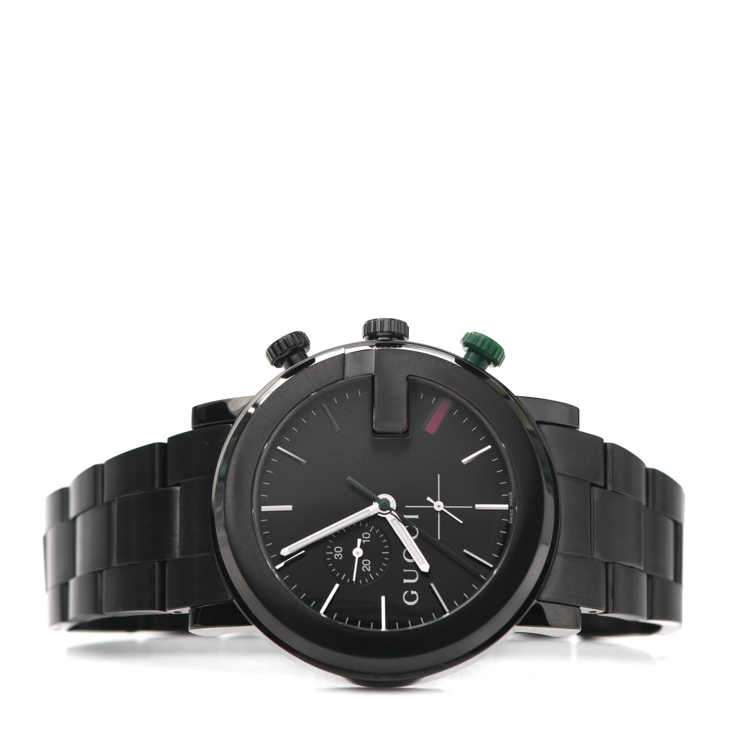 PVD Stainless Steel 44mm 101M G-Chrono Quartz Watch Black