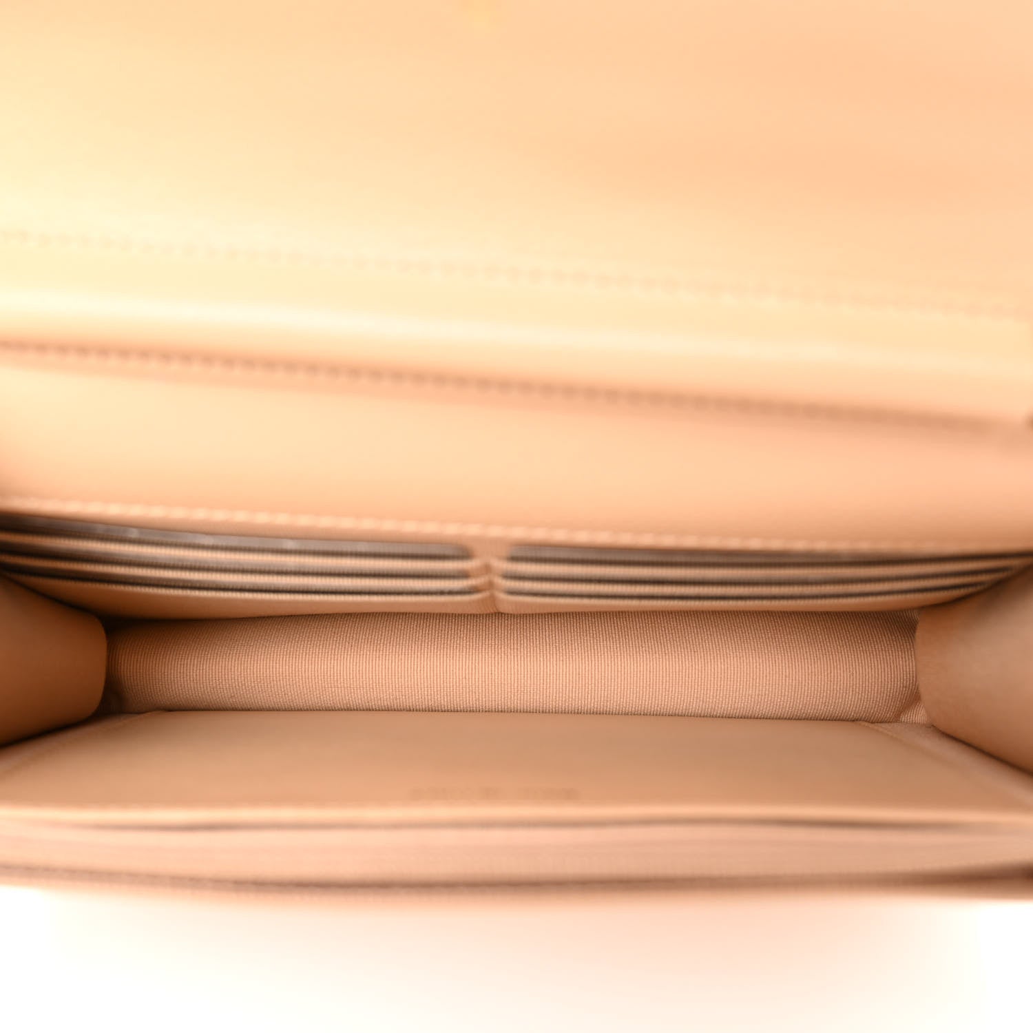 Chanel Caviar Quilted Wallet on Chain WOC Beige Clair 5 of 10