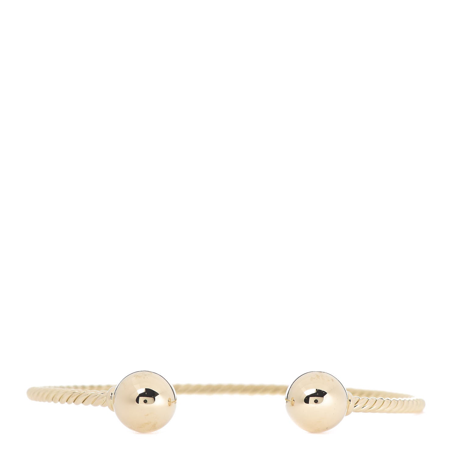 David Yurman 18K Yellow Gold 10mm Solari Bracelet 1 of 5