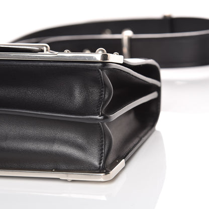 Prada City Calf Saffiano Cahier Bag Black 8 of 8