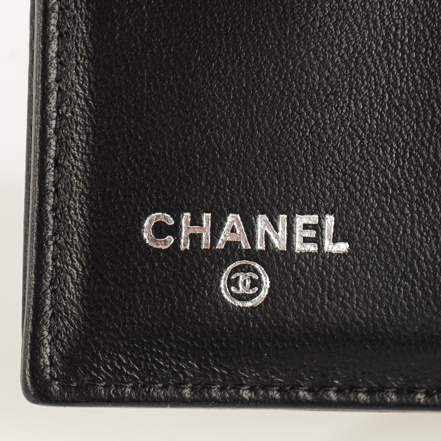 Chanel Lambskin Quilted Compact Boy Wallet Black 7 of 9