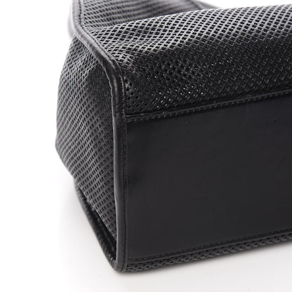 Gucci Perforated Calfskin Jackie O Hobo Black 9 of 13