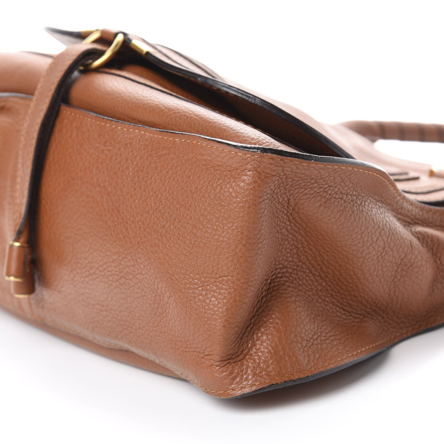 Chloe Calfskin Medium Marcie Satchel Tan 7 of 11