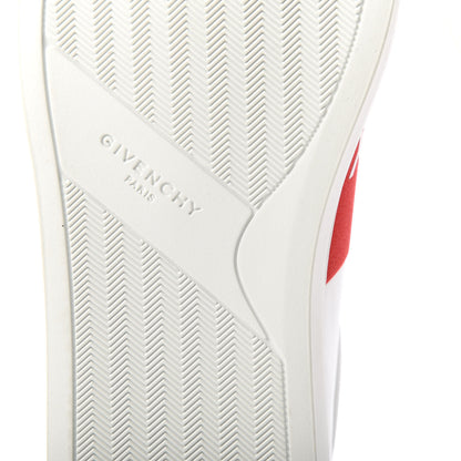 Givenchy Calfskin Band Logo Mens Urban Street Sneakers 44 White Red 9 of 12