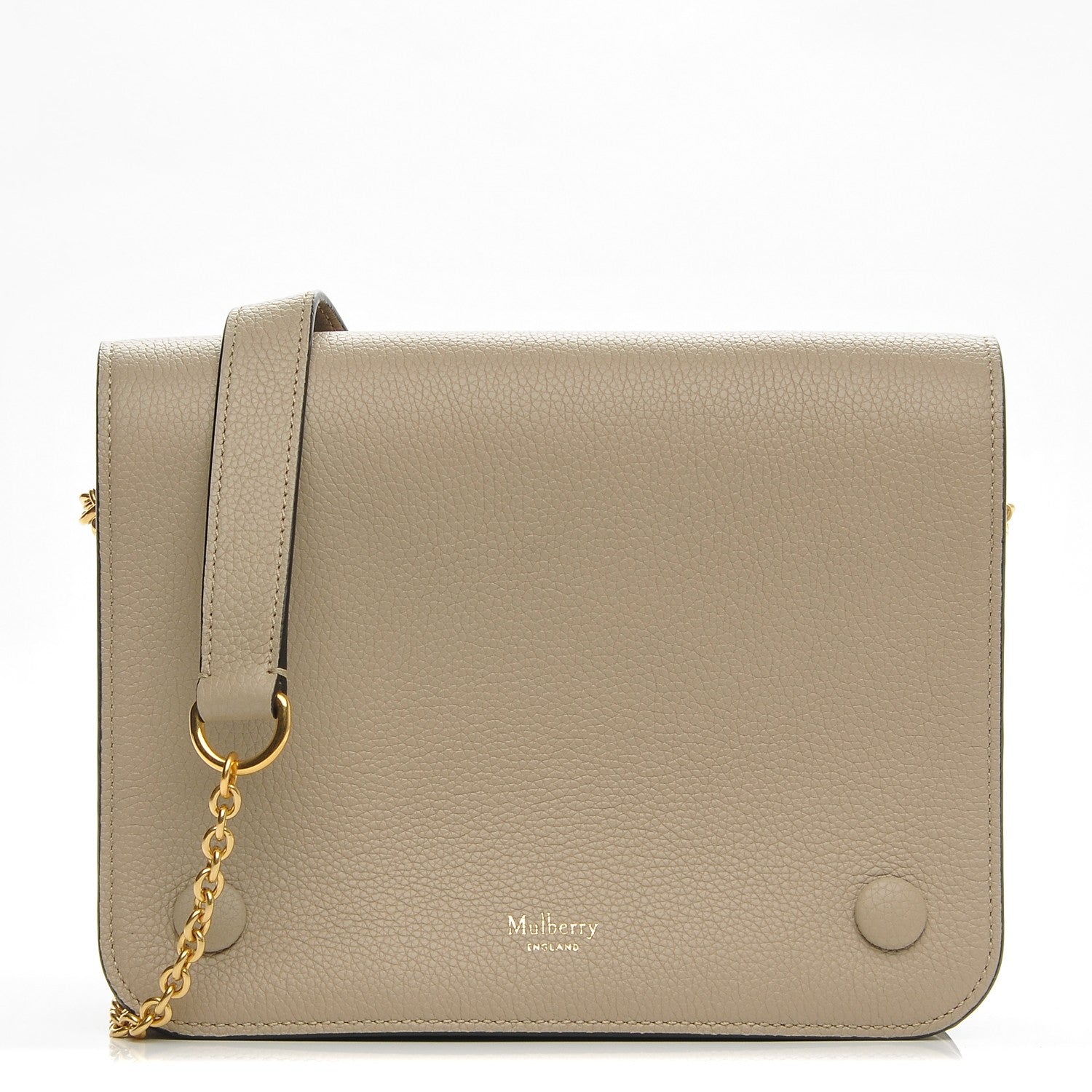 Mulberry Classic Grain Calfskin Small Clifton Flap Dune 1 of 6