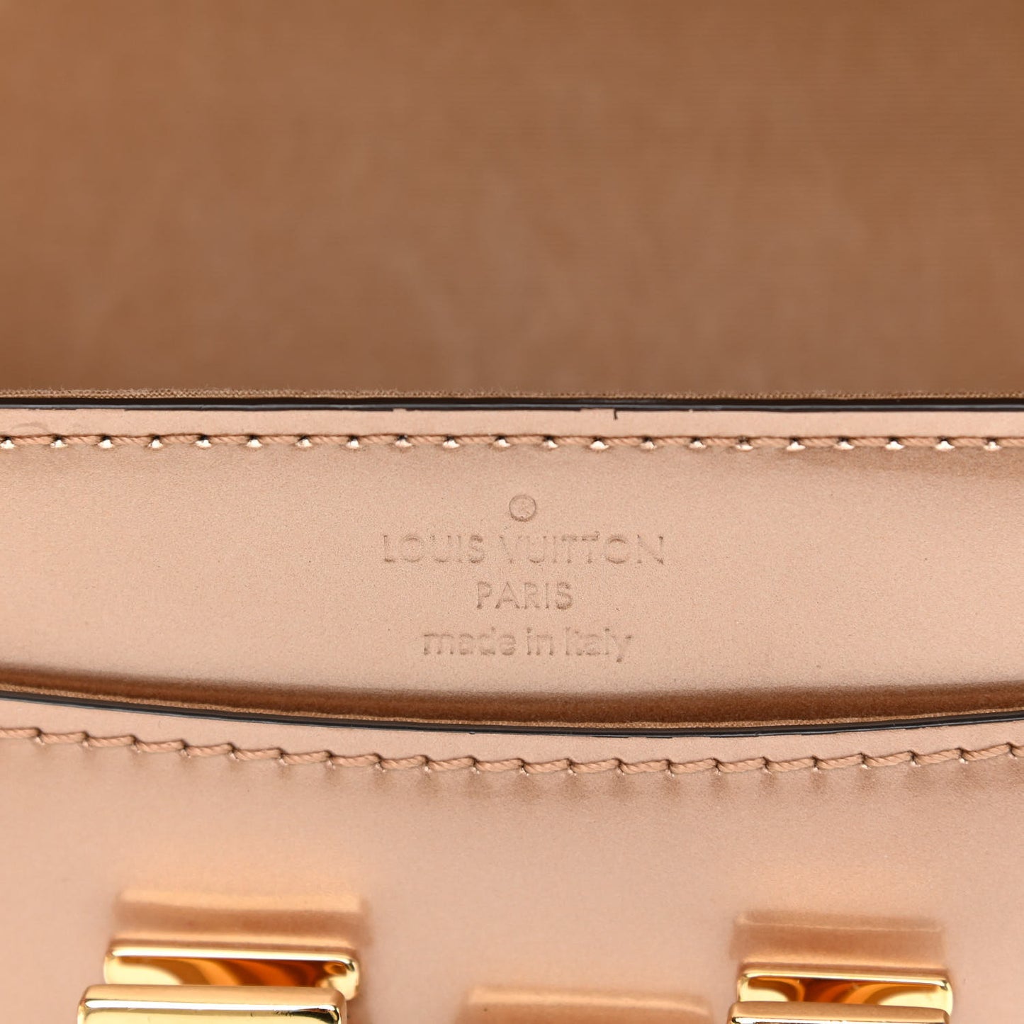 Patent Chain Louise MM Beige