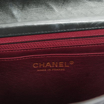 Chanel Lambskin Quilted Maxi Single Flap Black 8 of 9