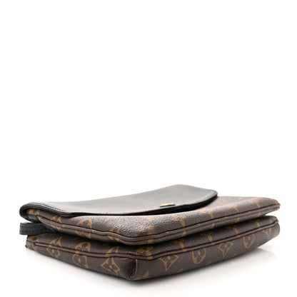 Louis Vuitton Monogram Twice Pochette Black 5 of 12