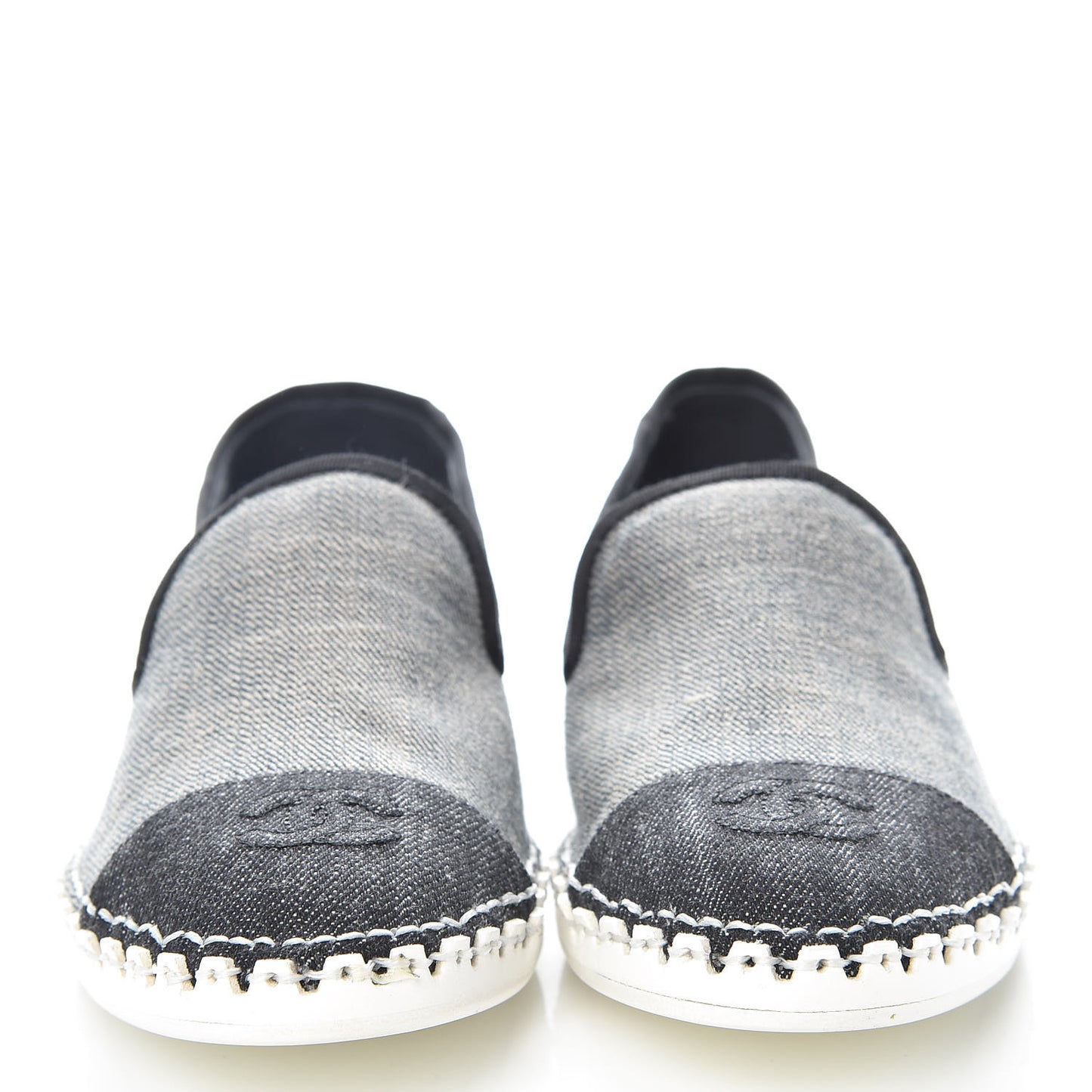 Fabric Mocassin Loafer 38 Blue Navy