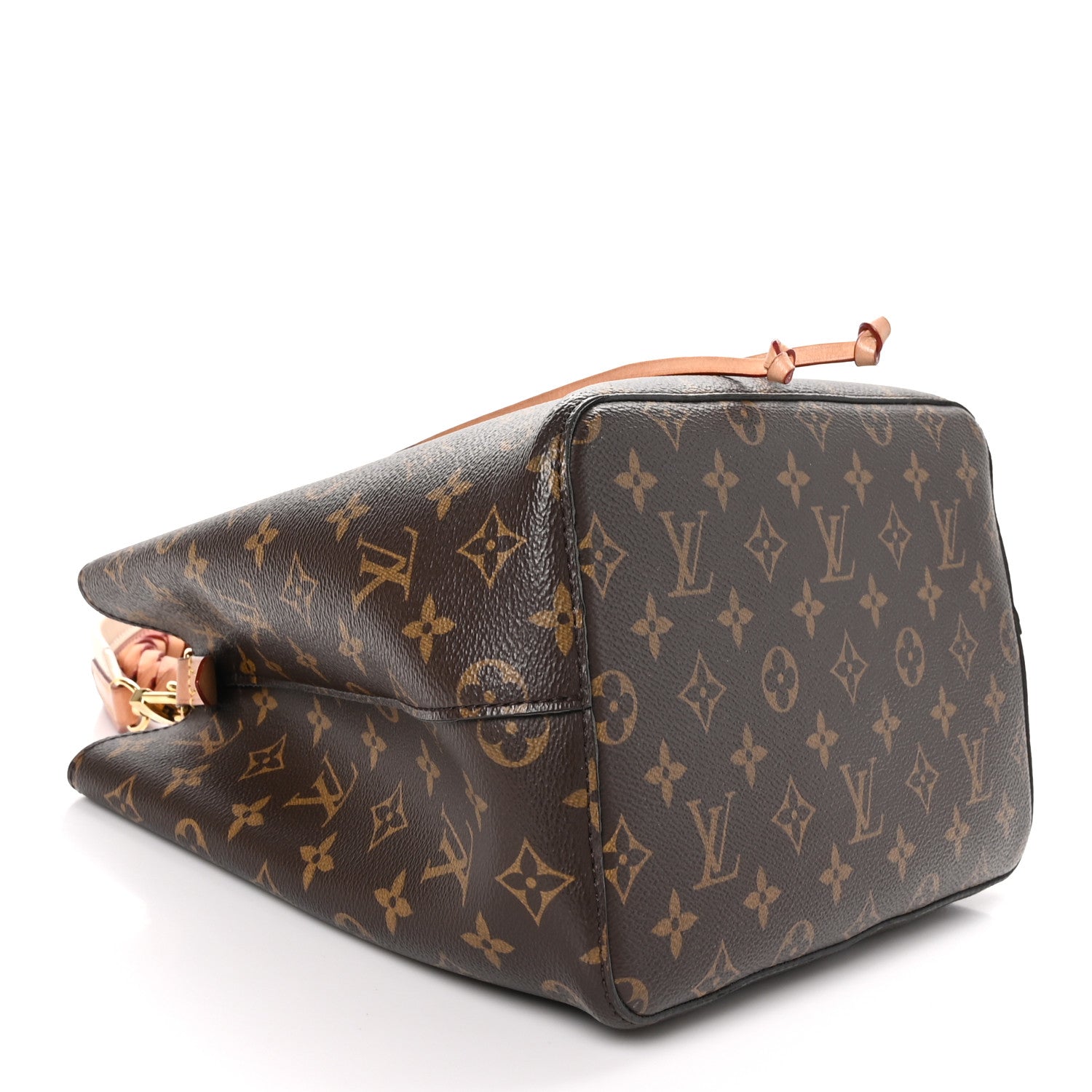 Louis Vuitton Monogram Braided Neonoe MM Peach Cream 4 of 14