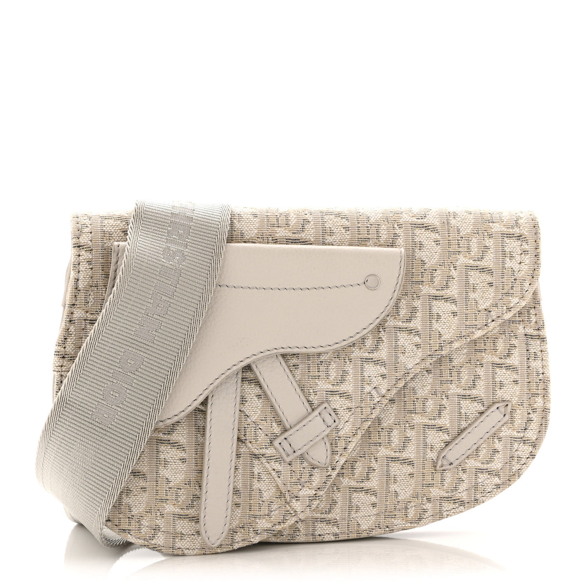 Christian Dior Oblique Saddle Messenger Pouch Beige 1 of 10