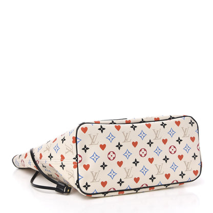 Louis Vuitton Game On Neverfull MM White 4 of 10