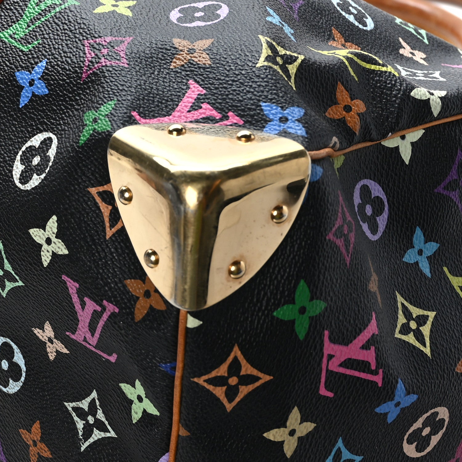 Louis Vuitton Monogram Multicolor Keepall 45 Black 8 of 12