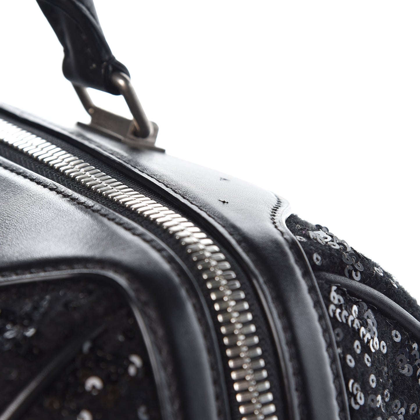 Sequin Monogram Sunshine Express Speedy Black