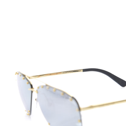 Louis Vuitton The Party Aviator Sunglasses Z0911U Blue 6 of 7