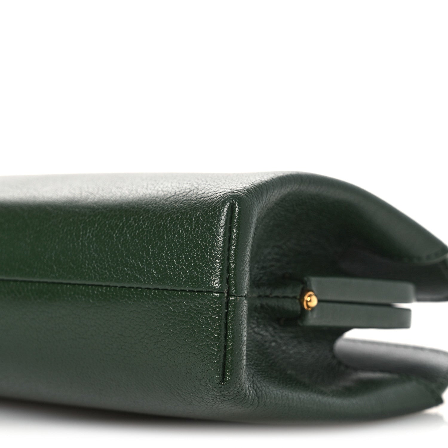 The Row Goatskin Amazon Clutch Seaweed Green 9 of 11