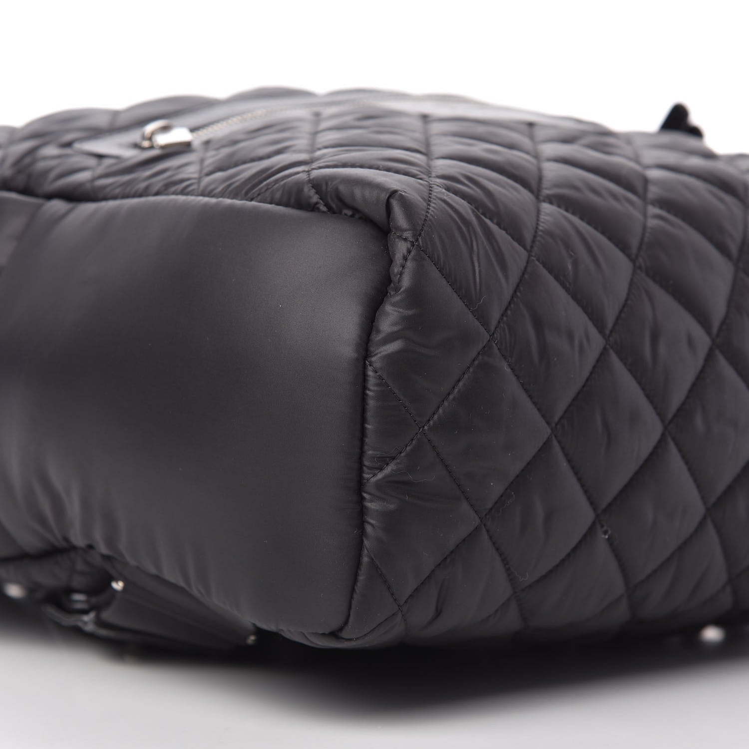 Chanel Nylon Quilted Coco Cocoon Backpack Black 6 of 11