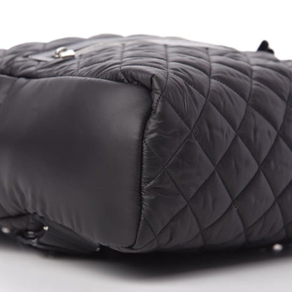 Chanel Nylon Quilted Coco Cocoon Backpack Black 6 of 11