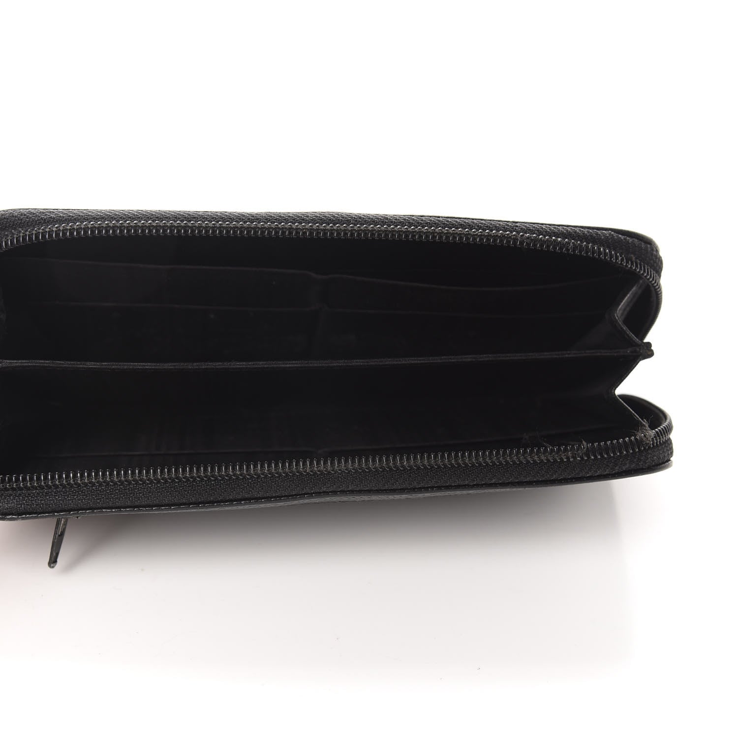 Chanel Caviar Large Timeless CC Zip Around Wallet Black 5 of 9