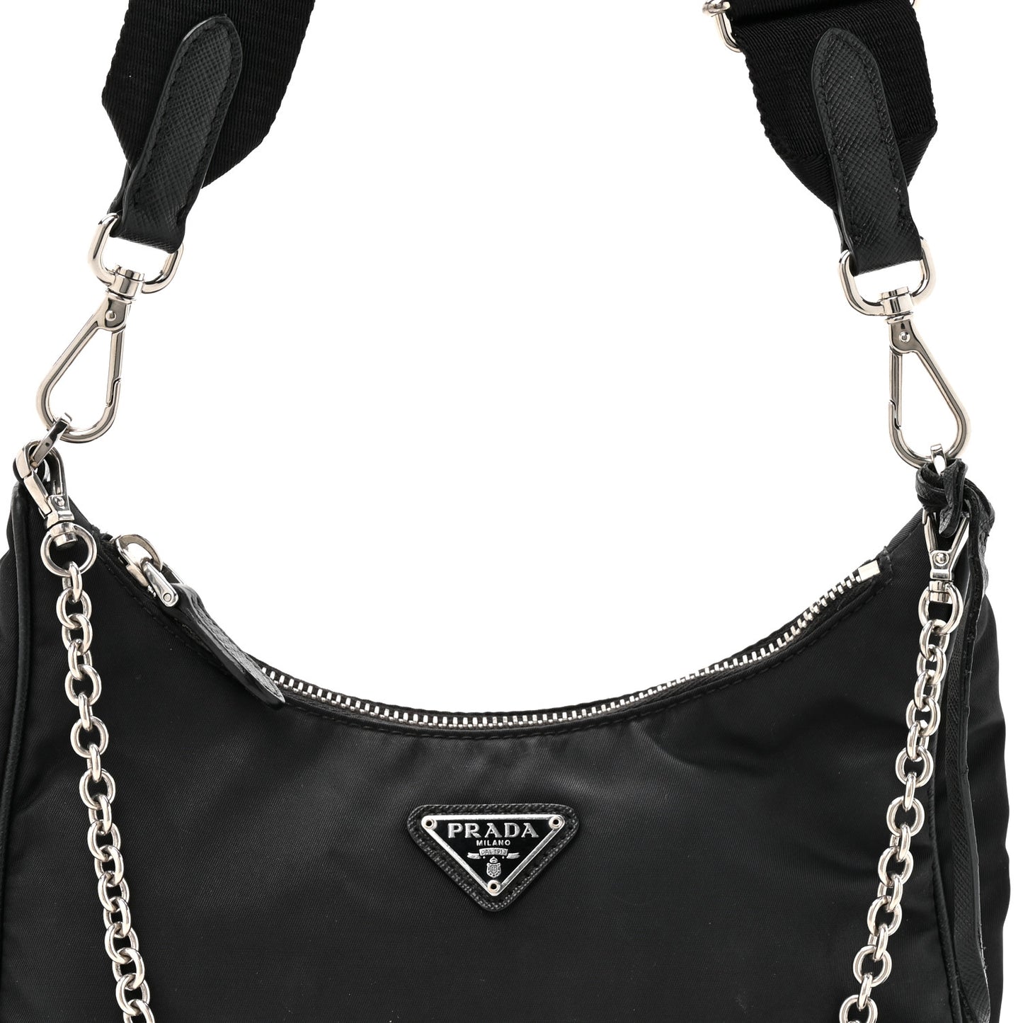 Nylon Re-Edition 2005 Shoulder Bag Black