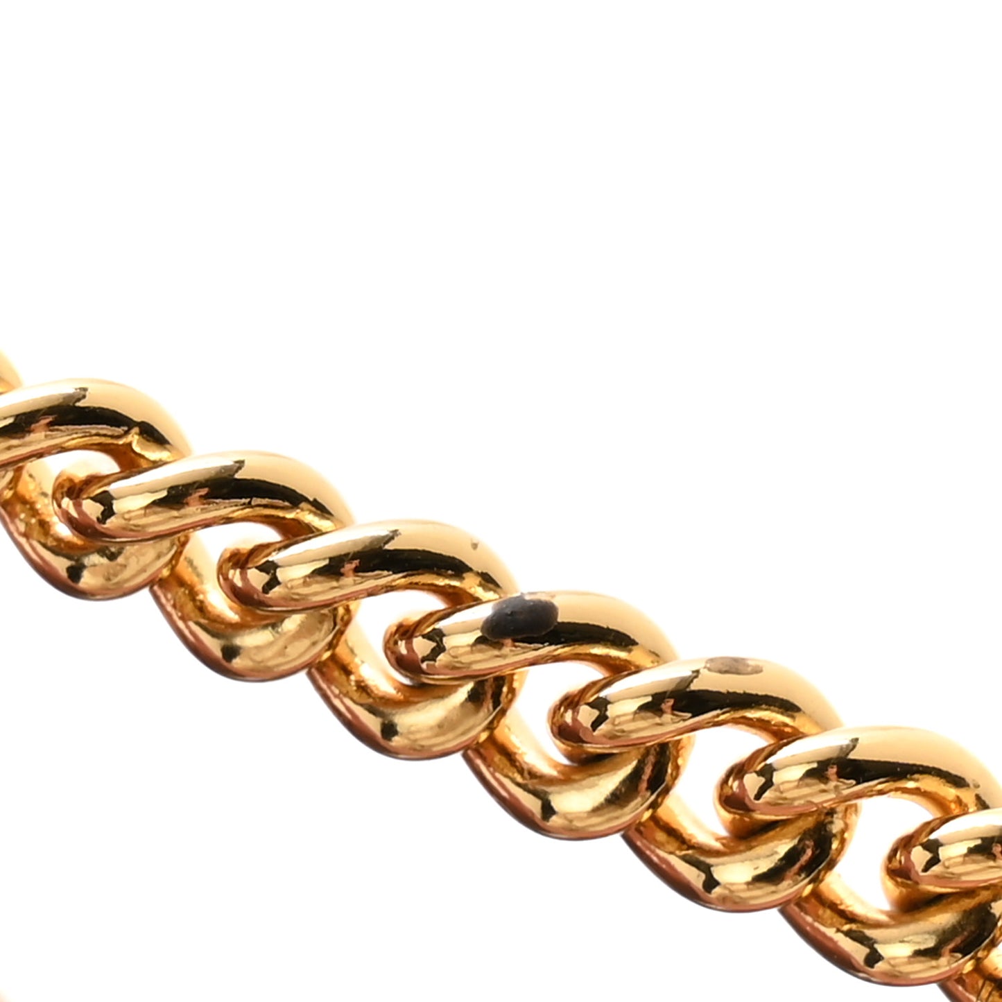 GG Supreme Monogram Large Rajah Chain Clutch Brown