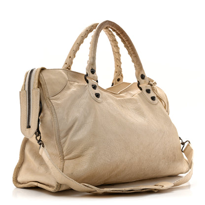 Balenciaga Agneau Classic Hardware City White Light 4 of 29