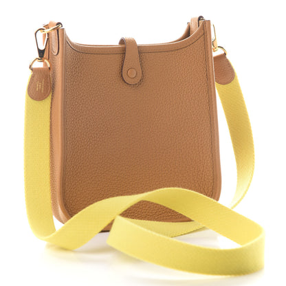 Hermes Taurillon Maurice Amazone Evelyne TPM Sesame Lime 3 of 8
