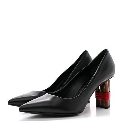 Balenciaga Calfskin Bistrot Pumps 40 Black 3 of 11