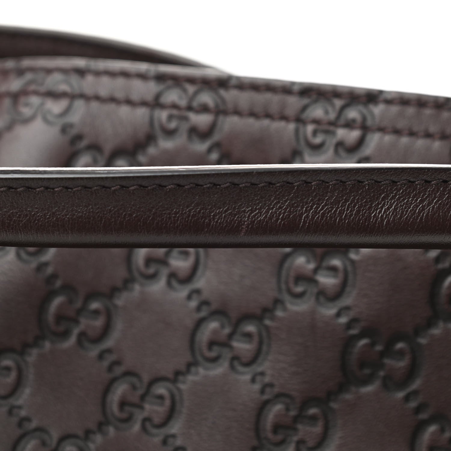 Gucci Guccissima Medium Miss GG Top Handle Bag Dark Brown 11 of 13