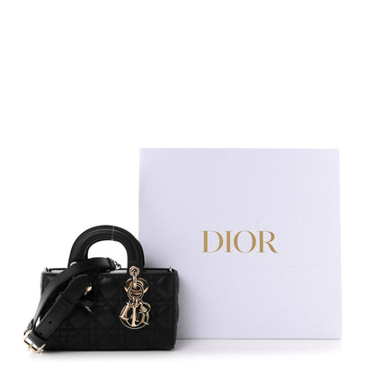 Christian Dior Lambskin Cannage Small Lady D-Joy Black 11 of 11