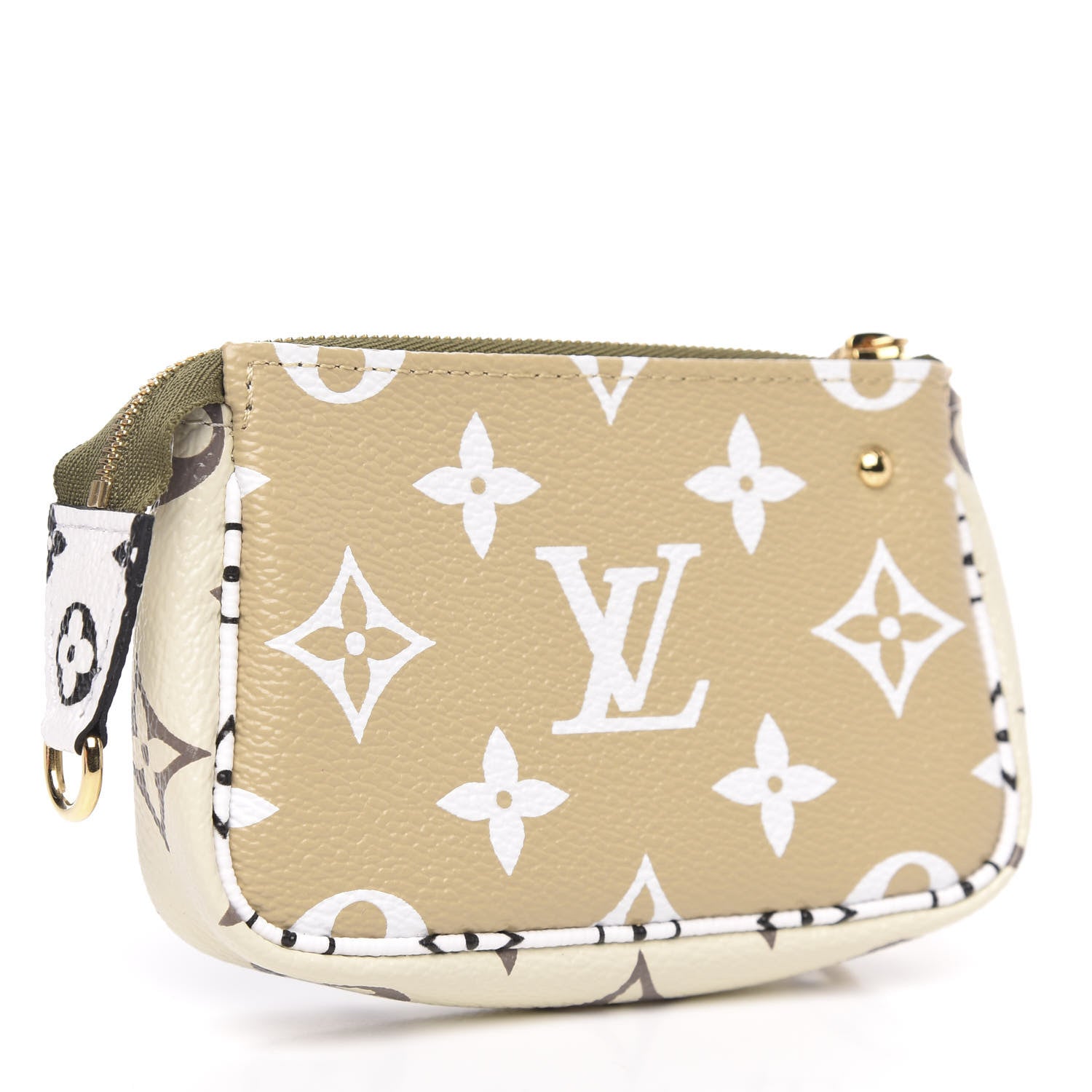 Louis Vuitton Monogram Giant Micro Pochette Accessories Kaki White 3 of 8