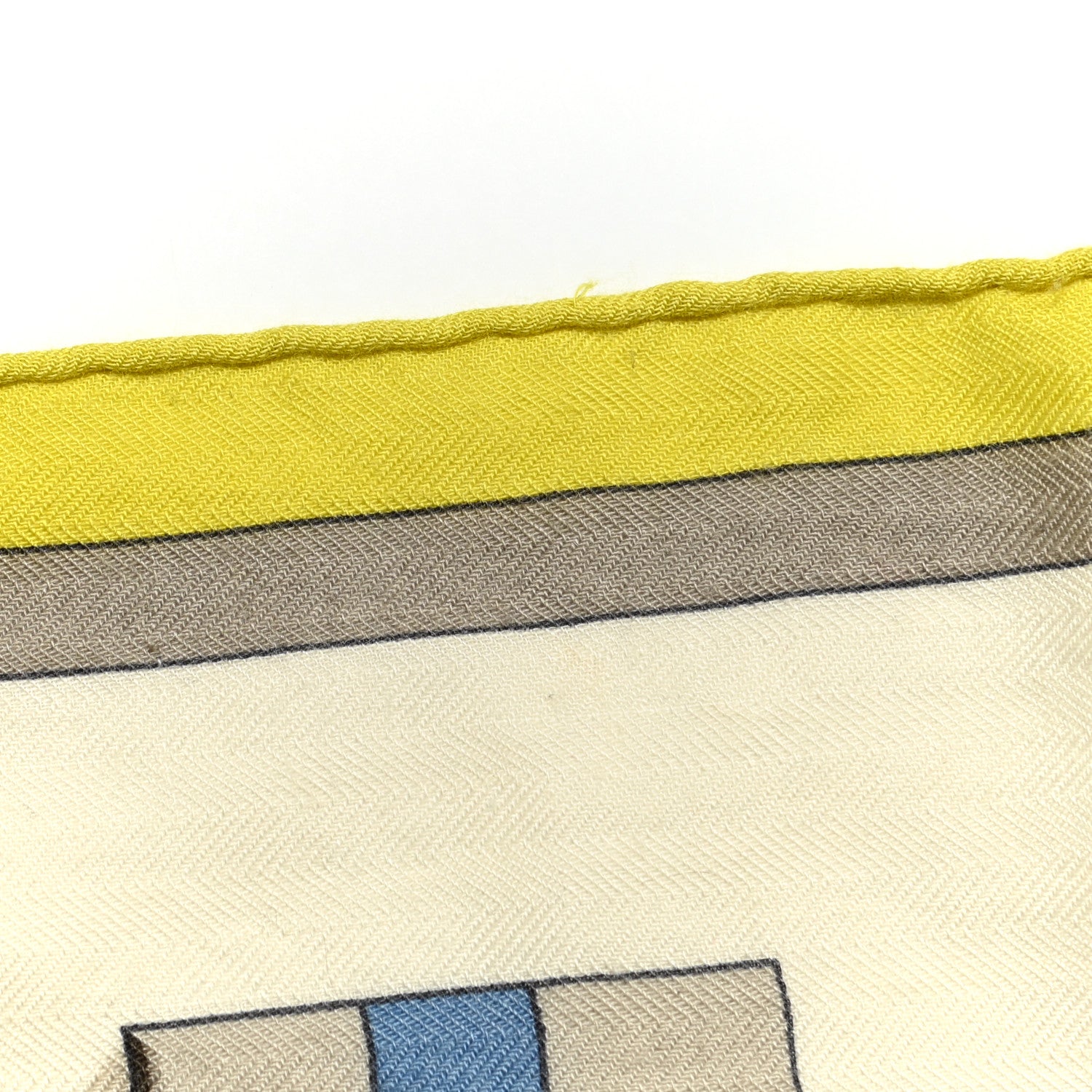 Hermes Cashmere Silk Carre En Boucles Shawl 140 10 of 10