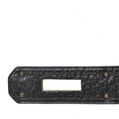 Hermes Taurillon Clemence Kelly Retourne 32 Black 24 of 35